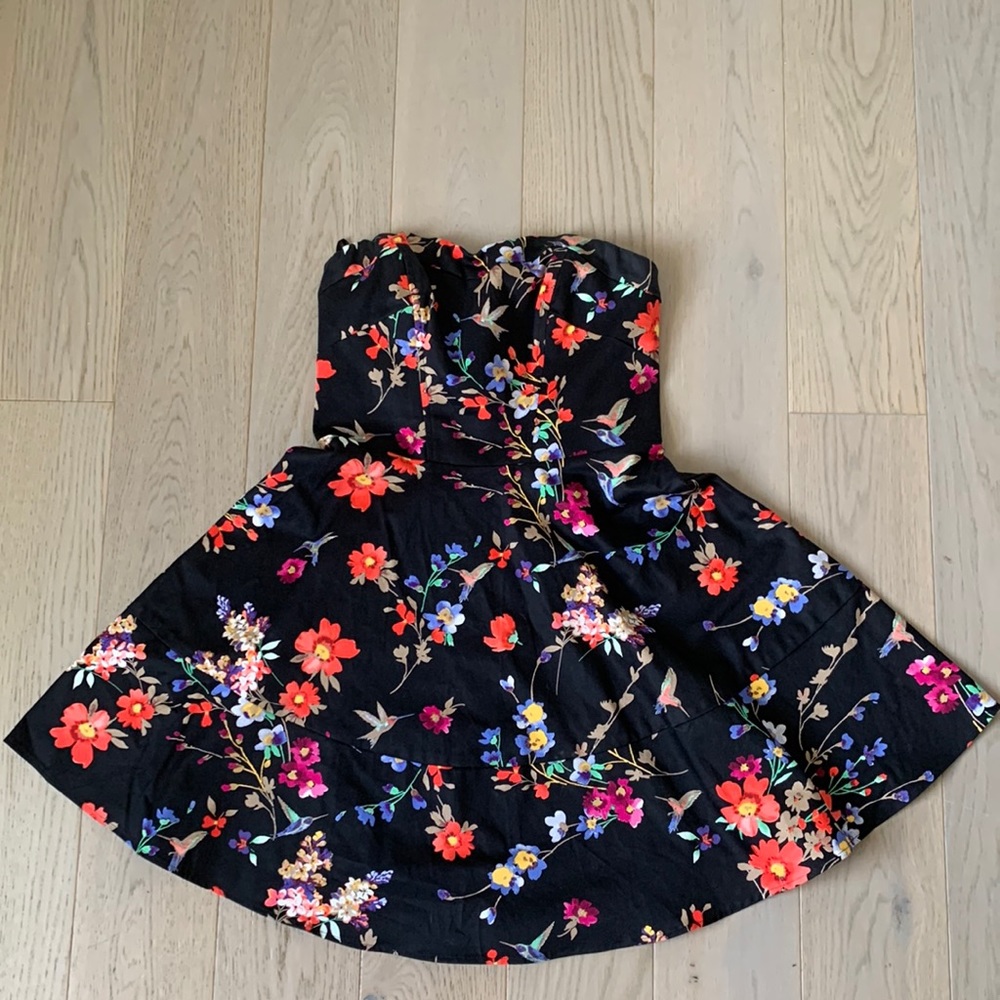 Express floral mini dress
